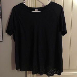 Black Lululemon short sleeve top!